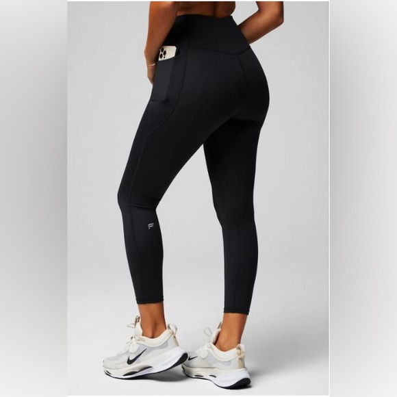 NWT- Fabletics PureLuxe High-Waisted Crossover 7/8 Leggings -BLACK (24”)- New! - Picture 9 of 13